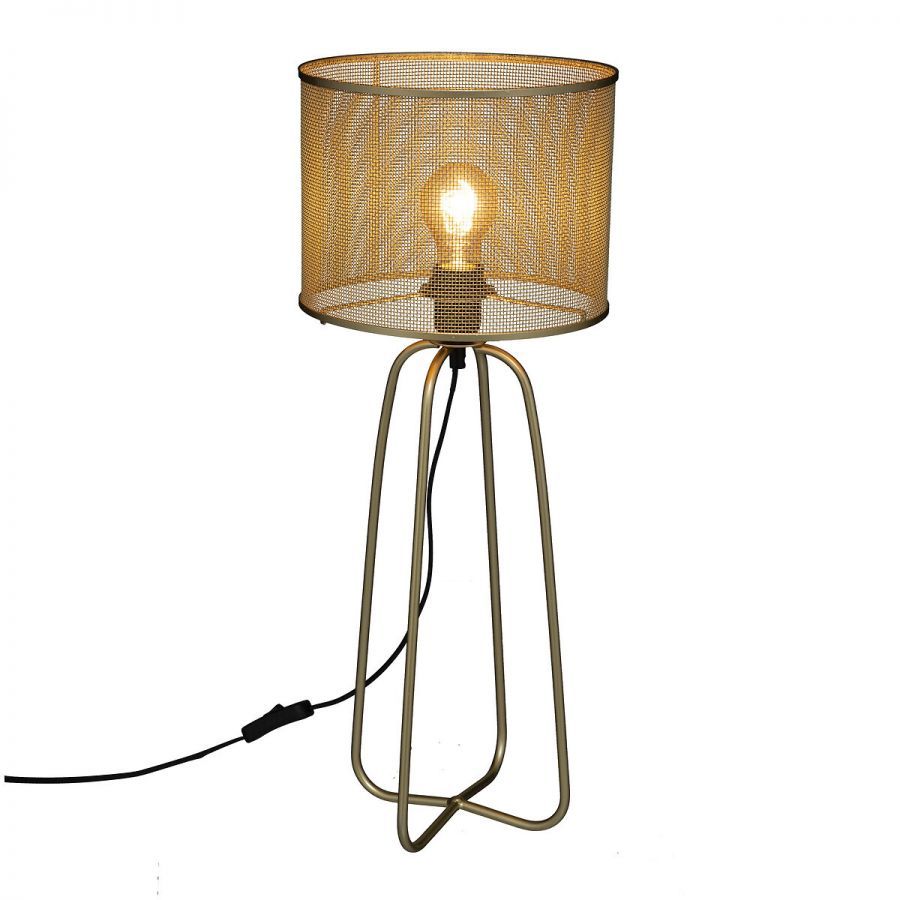 Lampa Loft złota stołowa - Atmosphera