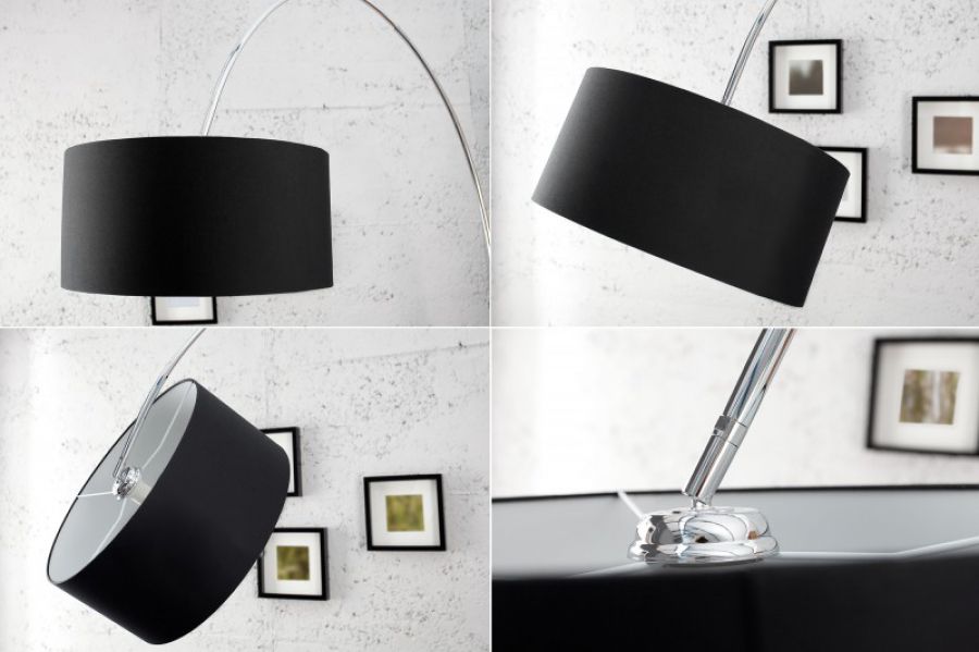 Lampa Lounge Deal czarna - Invicta Interior