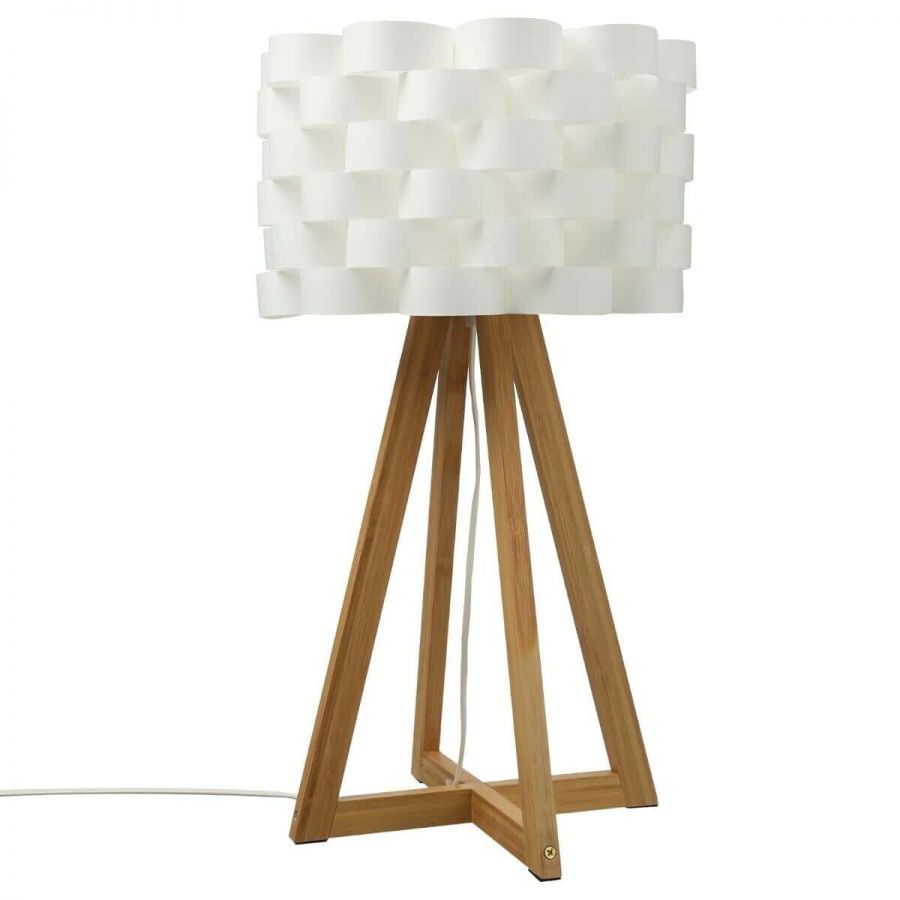 Lampa Milo stołowa drewniana 55cm - Atmosphera