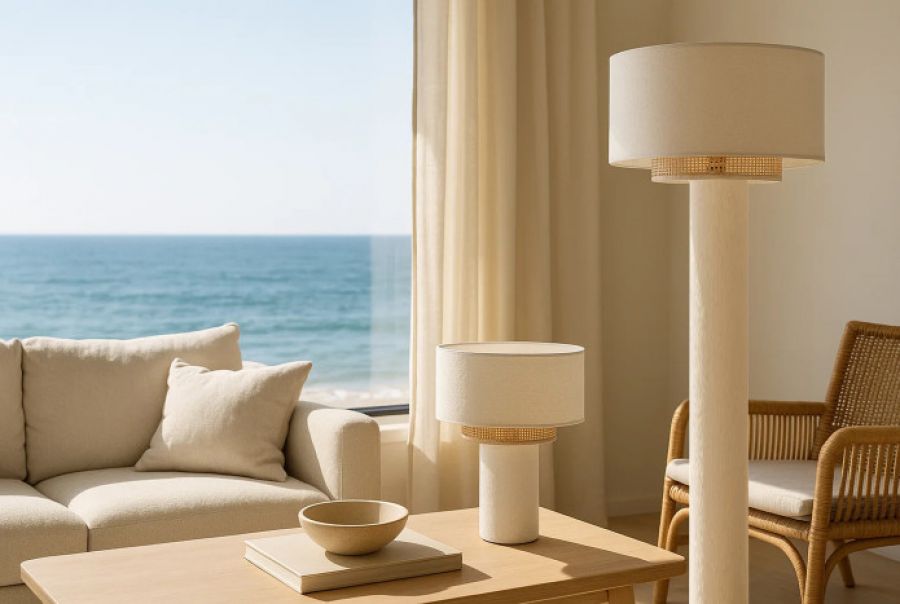 Lampa podłogowa Alba white  - Item International