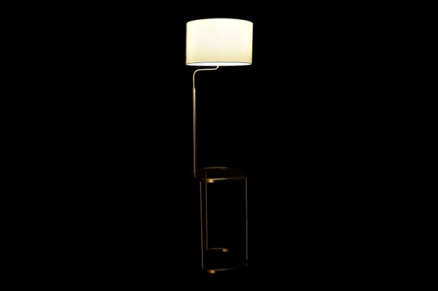 Lampa podłogowa Art Deco ze stolikiem  - Light & Living