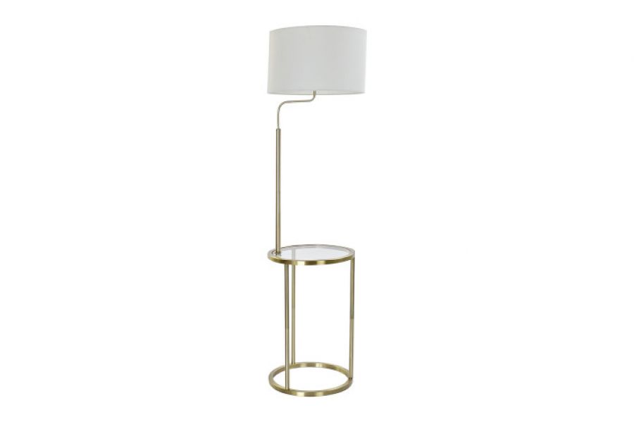 Lampa podłogowa Art Deco ze stolikiem  - Light & Living