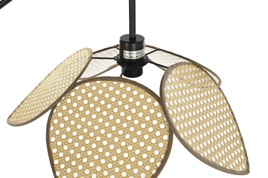 Lampa podłogowa Bloom z plecionką wiedeńską - Item International