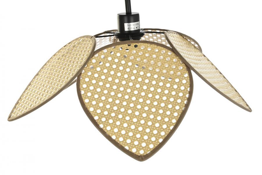 Lampa podłogowa Bloom z plecionką wiedeńską