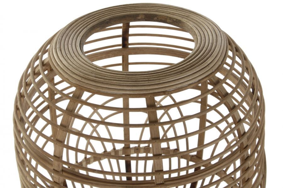 Lampa podłogowa Boho rattanowa 117 cm - Item International