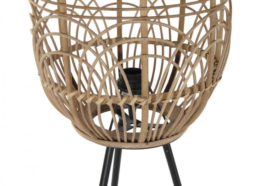 Lampa podłogowa Boho rattanowa 117 cm - Item International