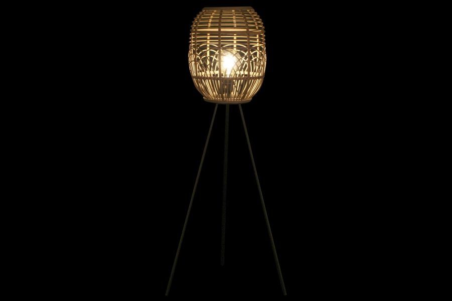 Lampa podłogowa Boho rattanowa 117 cm