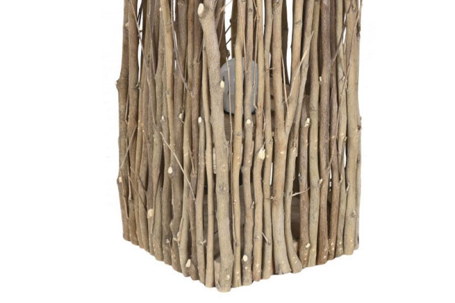 Lampa podłogowa drewniana Woodland 155 cm