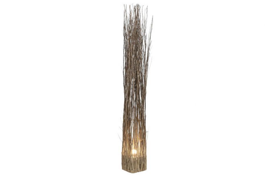 Lampa podłogowa drewniana Woodland 155 cm