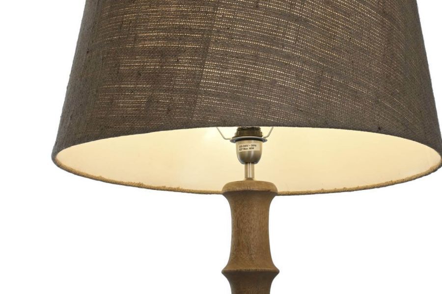 Lampa podłogowa Elegant z drewna mango 178 cm