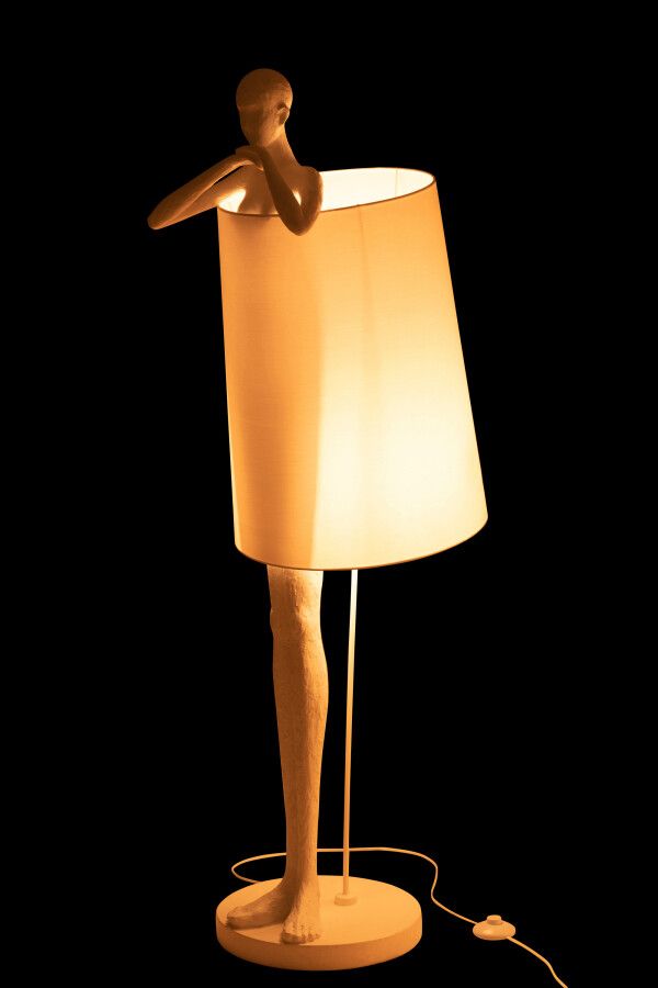 Lampa podłogowa Figura Lumiere biała 