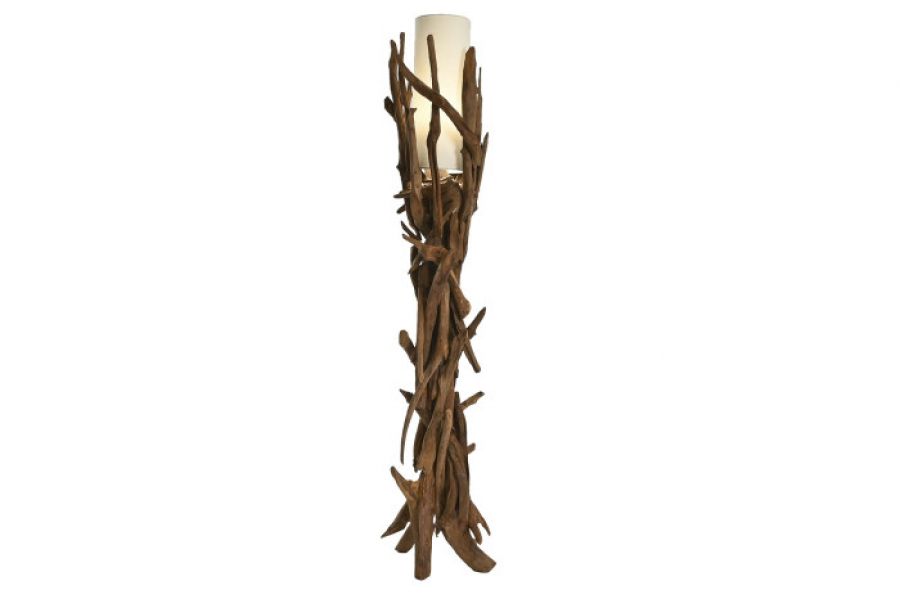 Lampa podłogowa Gałęzie drewniana - Item International