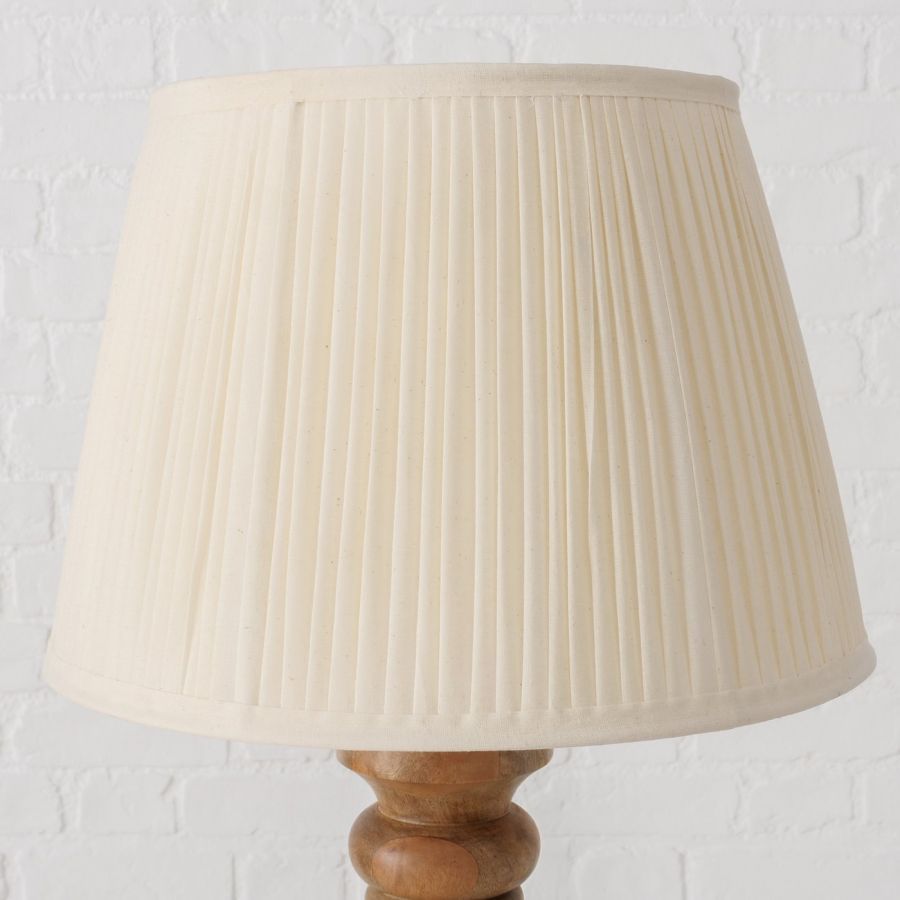 Lampa podłogowa Grand z drewna  - Boltze