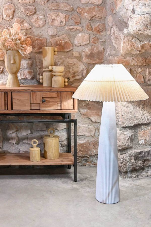 Lampa podłogowa Japandi biała - Item International