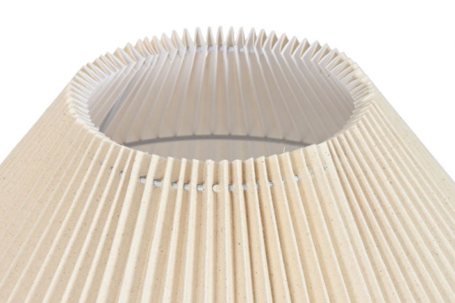 Lampa podłogowa Japandi drewniana - Item International