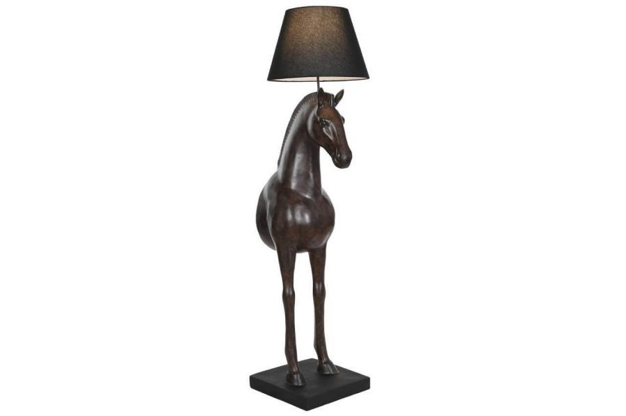 Lampa podłogowa Koń vintage 