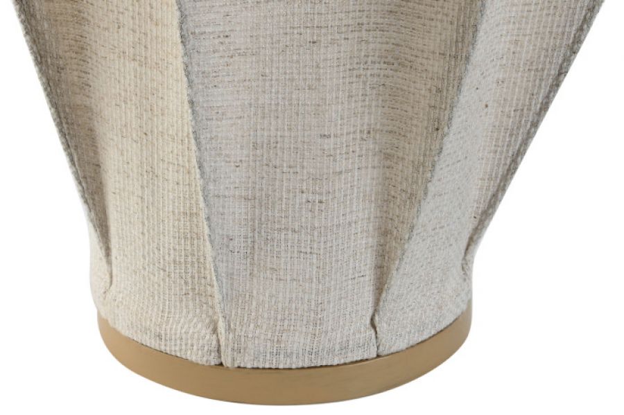 Lampa podłogowa Latarnia Boho 100 cm z lnu - Item International