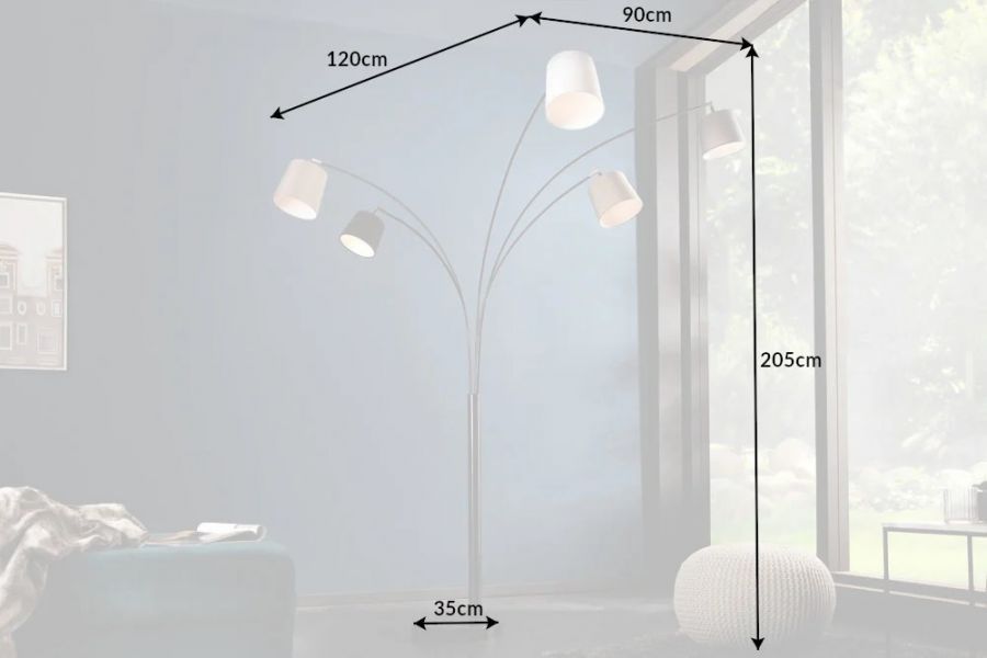Lampa podłogowa Levels  - Invicta Interior