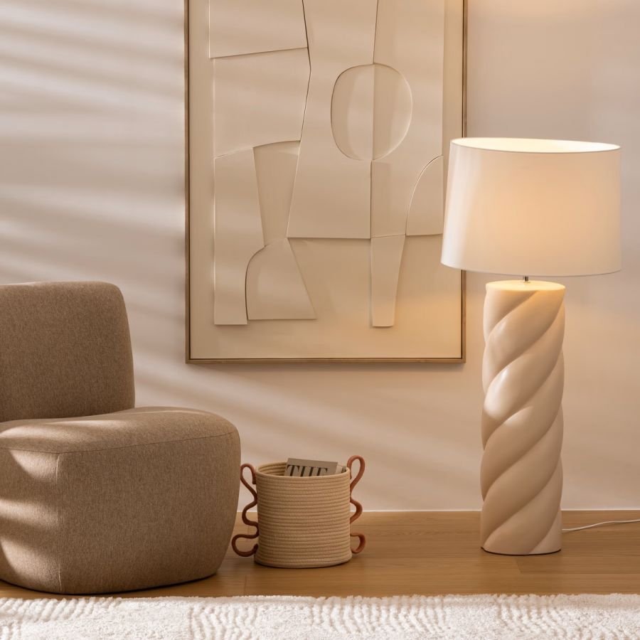 Lampa podłogowa Linea ceramiczna - Atmosphera