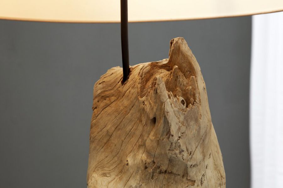 Lampa podłogowa Nature Rousilique beżowa - Invicta Interior