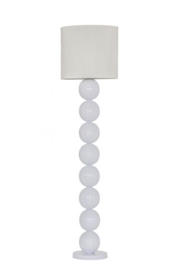 Lampa podłogowa Pearl white - Item International