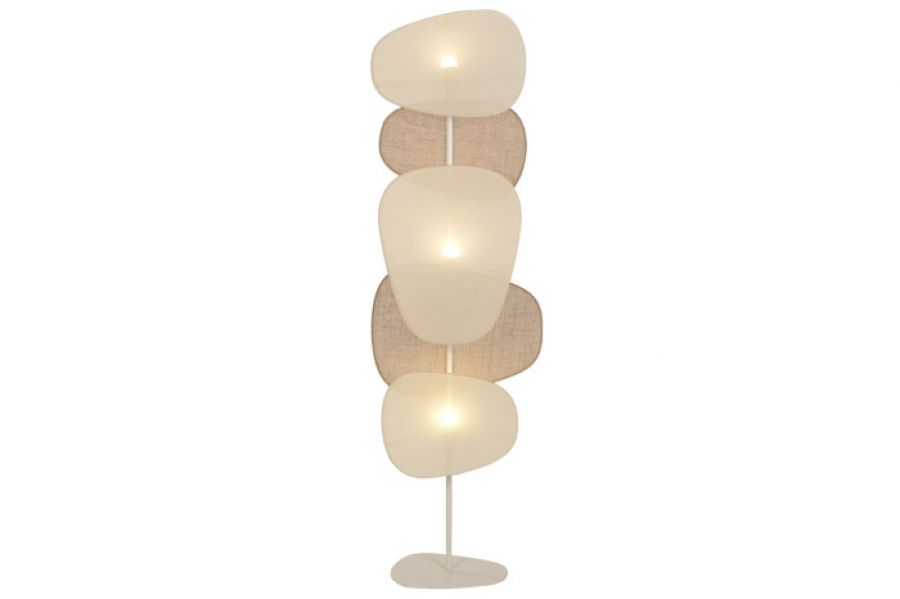 Lampa podłogowa Pebble Linen 166 cm