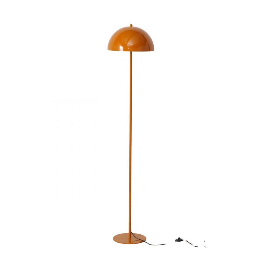 Lampa podłogowa Retro Mushroom pomarańczowa