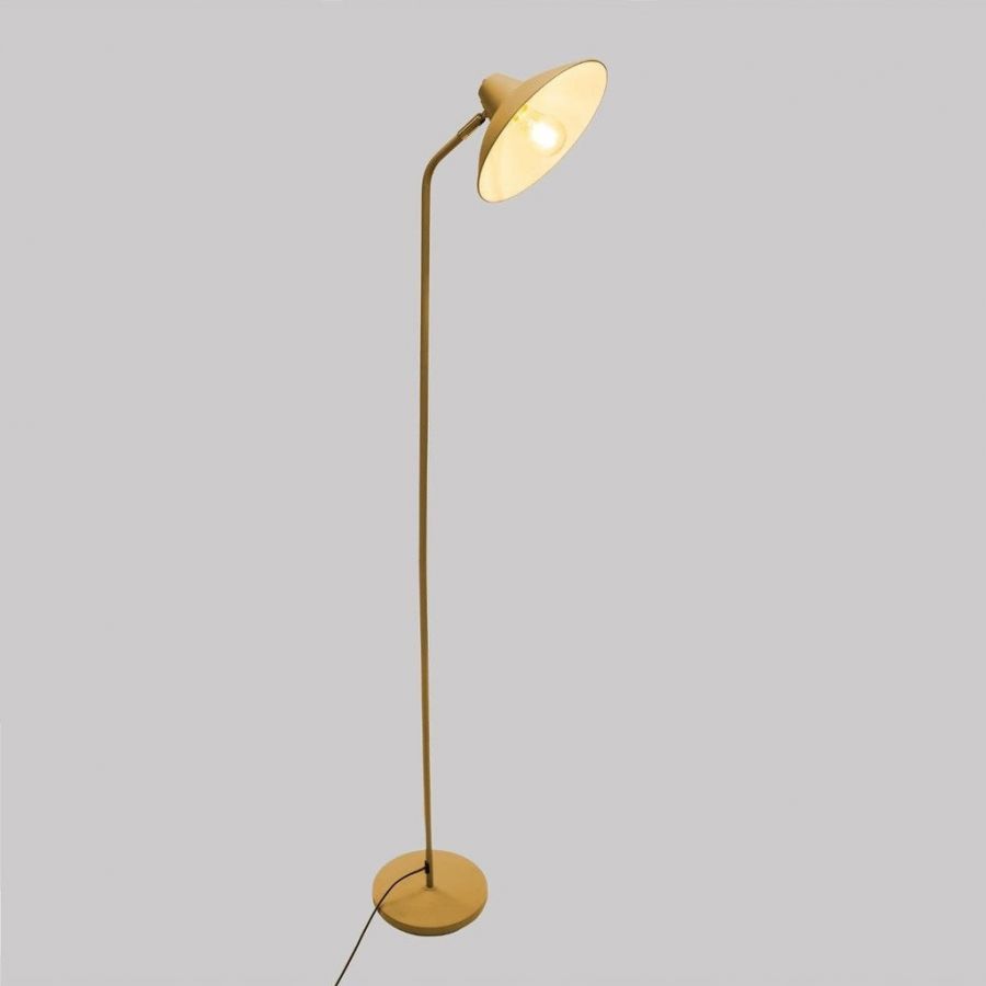 Lampa podłogowa Retro vintage żółta - Atmosphera