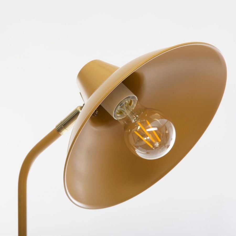 Lampa podłogowa Retro vintage żółta - Atmosphera