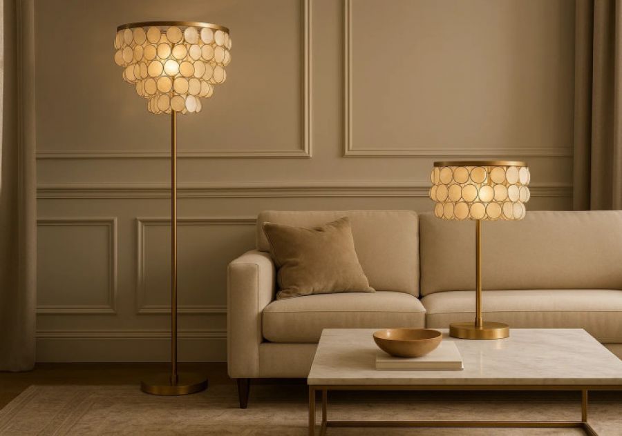 Lampa podłogowa Shell Luxury - Item International