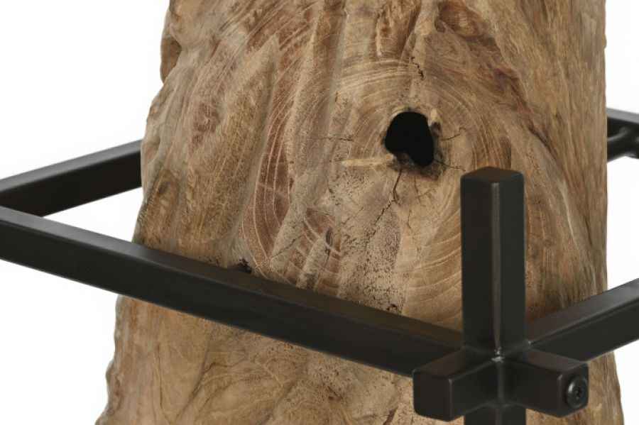 Lampa podłogowa Tree z drewna tekowego - Item International