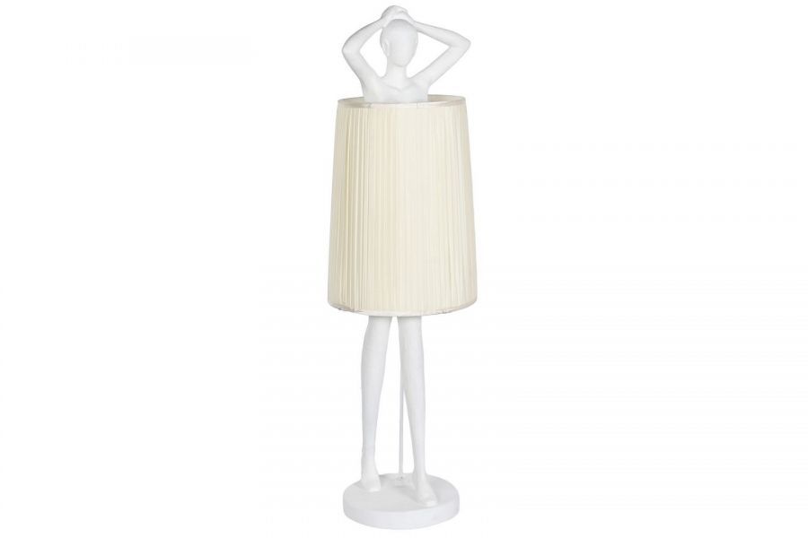 Lampa podłogowa Woman biała - Item International