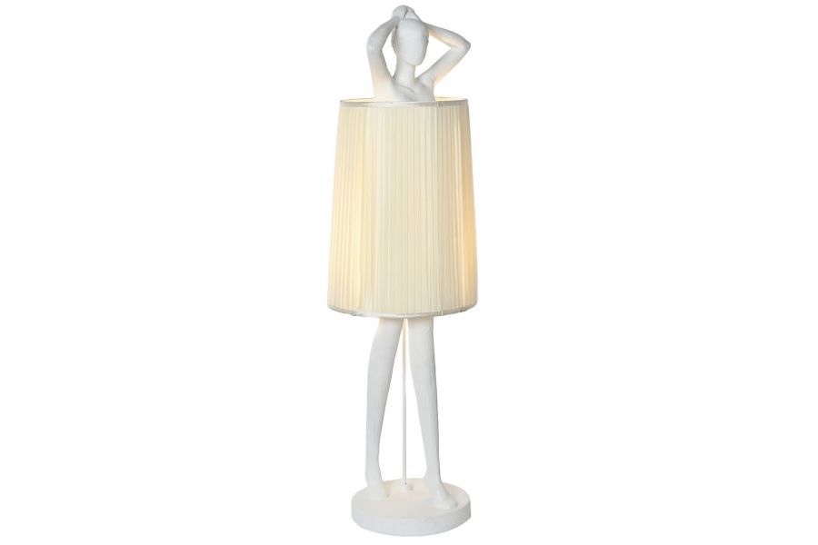 Lampa podłogowa Woman biała - Item International