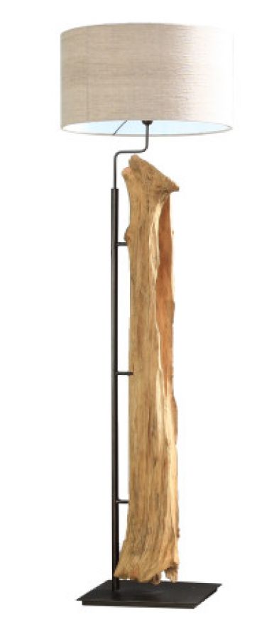 Lampa podłogowa Woodland drewniana 180 cm - Item International