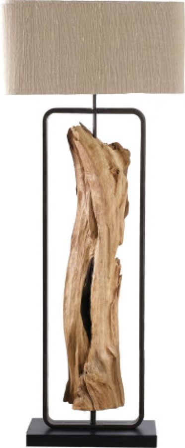 Lampa podłogowa Woodland drewniana 192 cm - Item International