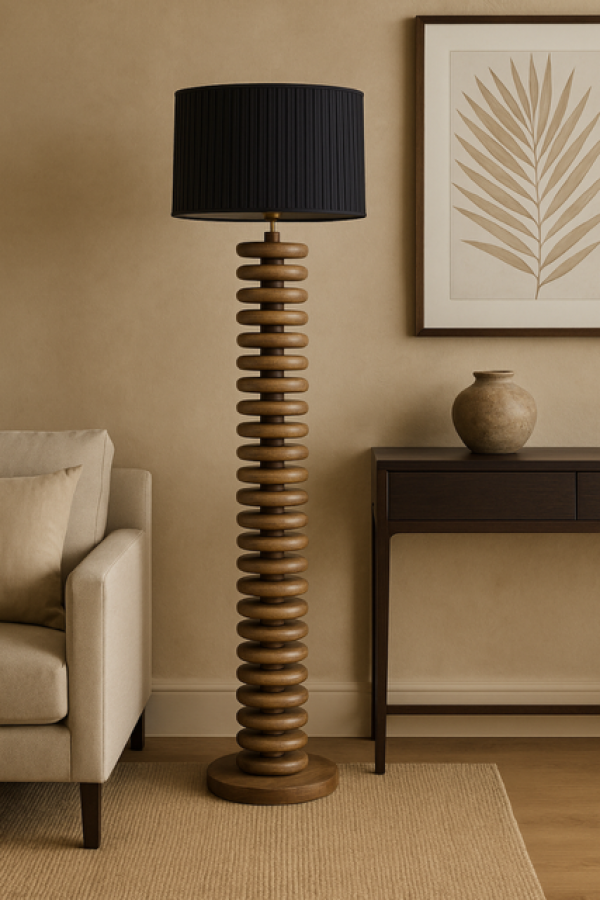 Lampa podłogowa Zen Balance mango - Item International