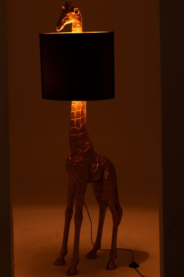 Lampa podłogowa Żyrafa złota 180 cm  - J-Line