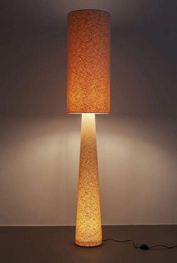 Lampa podłogowe Boucle beżowa 190 cm  - Kare Design