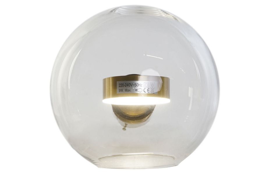 Lampa ścienna kinkiet Art Deco złota - Item International