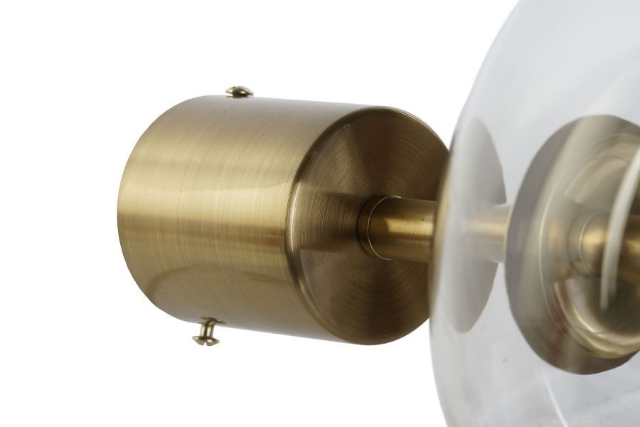 Lampa ścienna kinkiet Art Deco złota - Item International