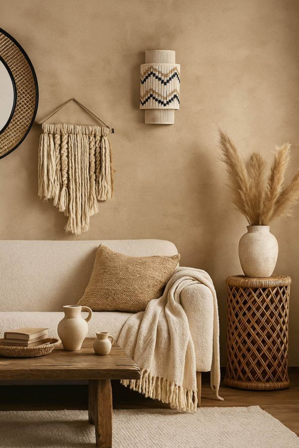 Lampa ścienna kinkiet Etno boho - Item International