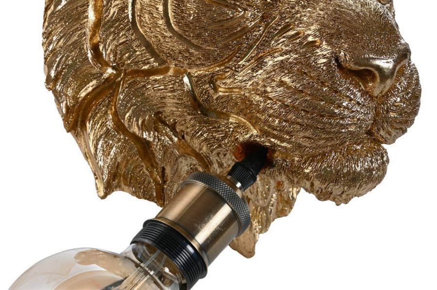 Lampa ścienna kinkiet głowa Tygrysa  - Item International