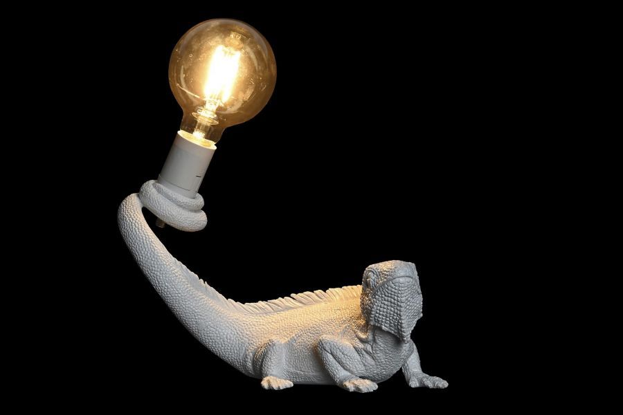 Lampa ścienna kinkiet Jaszczurka biała - Item International