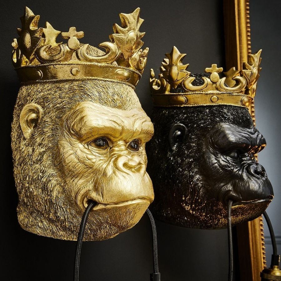 Lampa ścienna kinkiet King Kong złota - Werner Voss