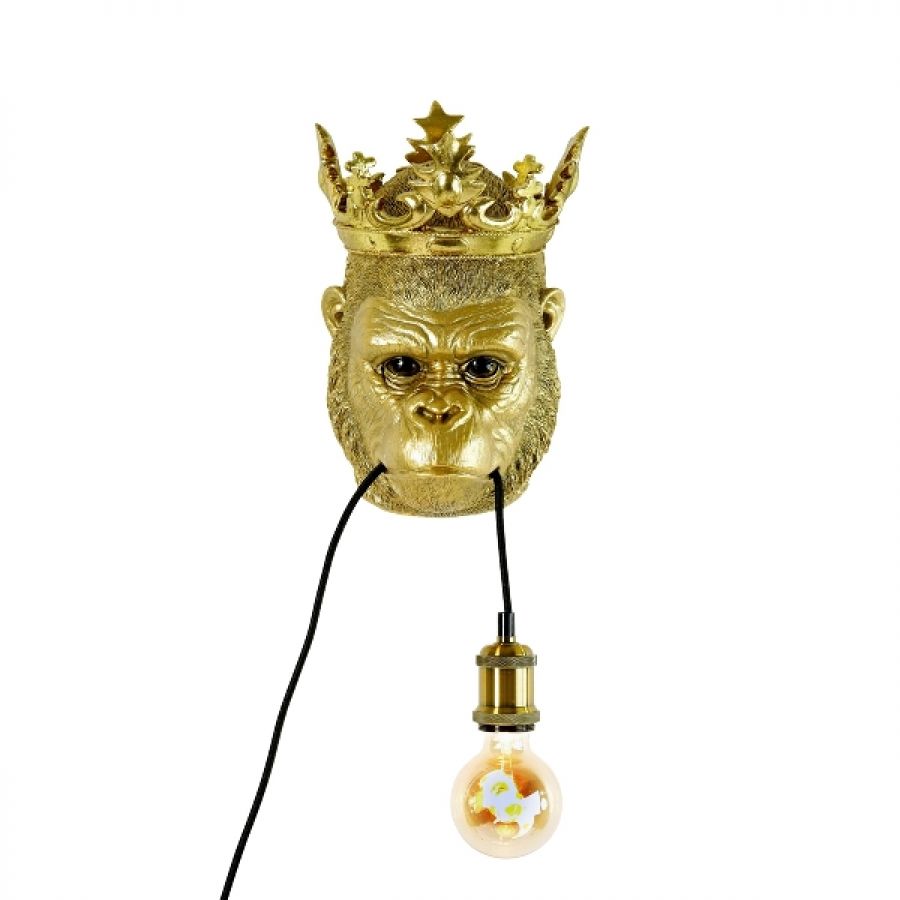 Lampa ścienna kinkiet King Kong złota - Werner Voss