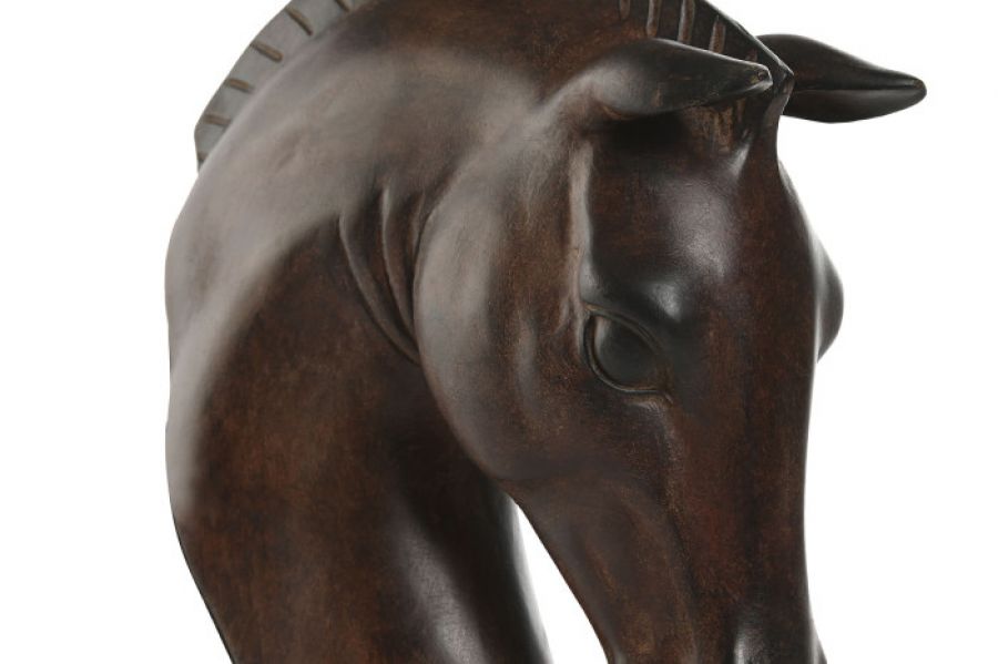 Lampa ścienna kinkiet Koń brązowy vintage  - Item International