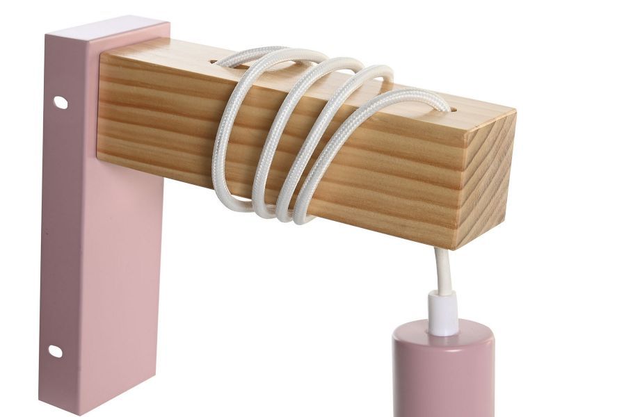 Lampa ścienna kinkiet pastelowy różowy zielony - Item International