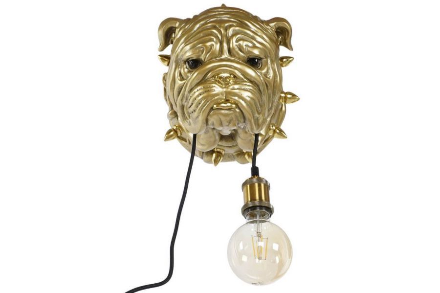 Lampa ścienna kinkiet Pies Bulldog - Item International