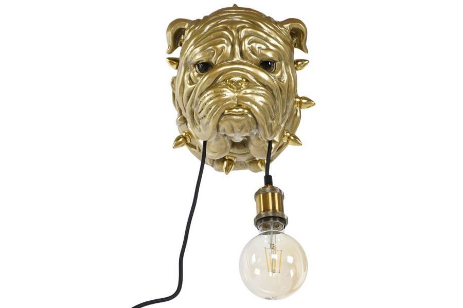 Lampa ścienna kinkiet Pies Bulldog