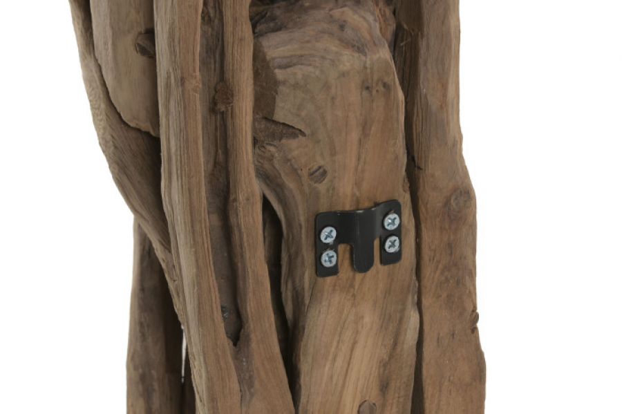 Lampa ścienna Kinkiet Woodland drewniany - Item International
